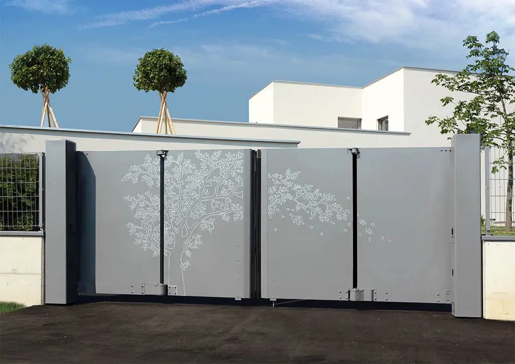 Portail résidentiel automatique — Villa Casablanca, Aïn Diab